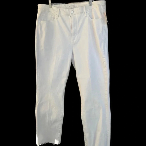 NWT Good American Good Legs Straight Raw Hem Jeans Sz 20 - Picture 2 of 7